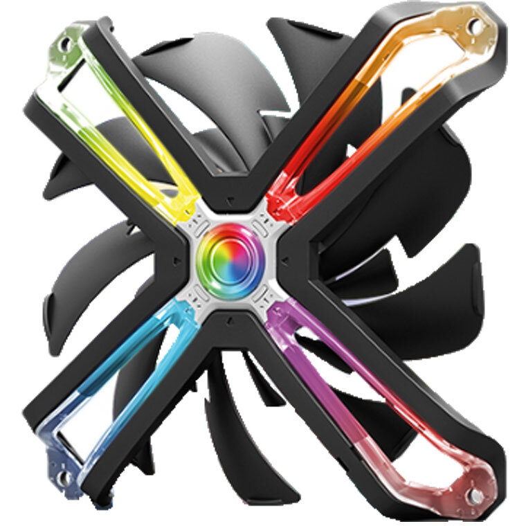 Oferte la Ventilator SF120 120Mm 1500Rpm 54 Cfm RGB PWM Negru