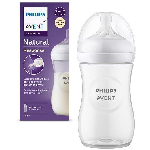 Oferte la Biberon Natural Response SCY903/01 260ml cu Debit 3