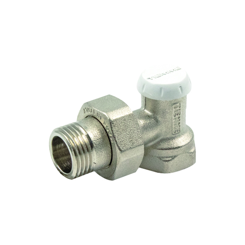 Oferte la Robinet calorifer retur colt Tiemme, alama, argintiu, 1/2