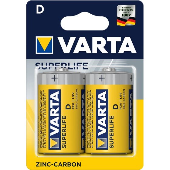 Oferte la Baterie R20 D  Zinc-carbon 1.5V  Galben