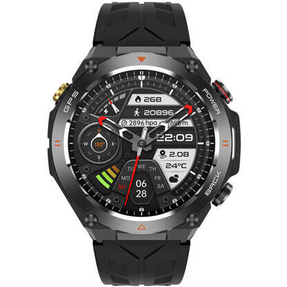 Oferte la Smartwatch V75 Ecran IPS 1.45inch Baterie 650mAh  Negru
