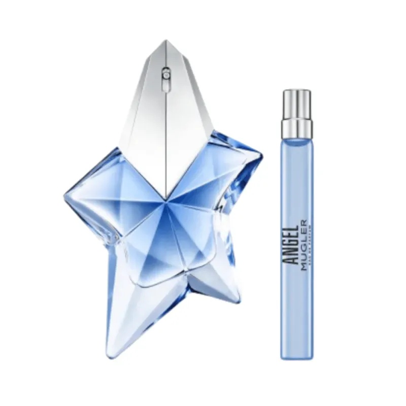 Oferte la Set cadou Thierry Mugler Angel, Femei, Apa de Parfum, 100 ml + mini Apa de parfum 10 ml