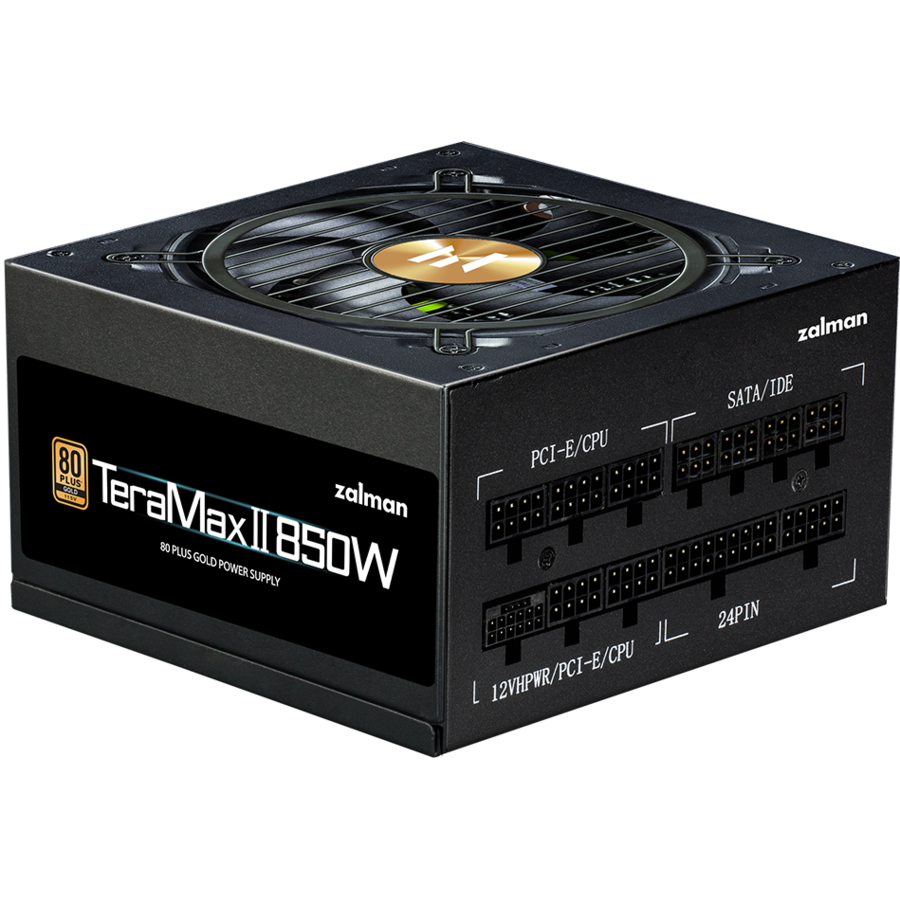 Oferte la Sursa PC TeraMax II  ZM850-TMX2 850W Certificare 80 Plus Gold Full Modulara Ventilator 120MM Negru