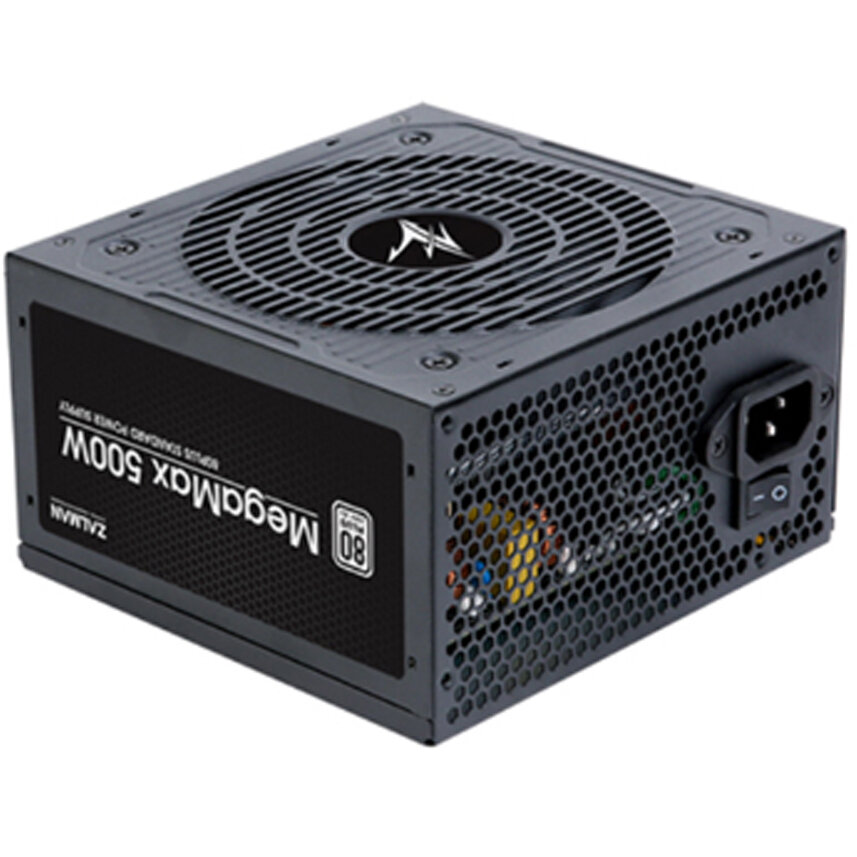 Oferte la Sursa PC MegaMax ZM500-TXII 500W Certificare 80Plus Standard Ventilator 120MM Negru