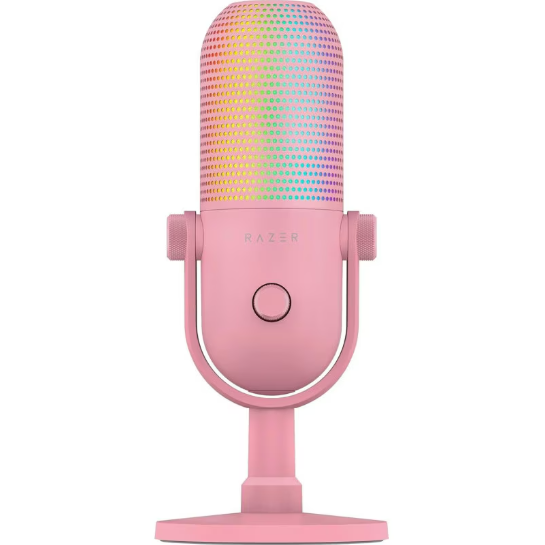 Oferte la Microfon Seiren V3 Chroma RGB Roz
