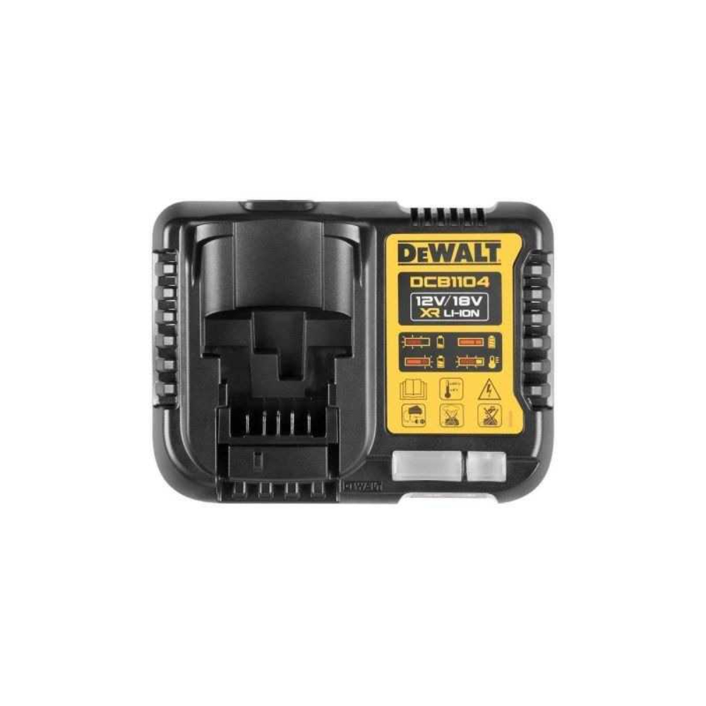 Incarcator rapid slim DeWalt DCB1104, 12-18 V, 4 A