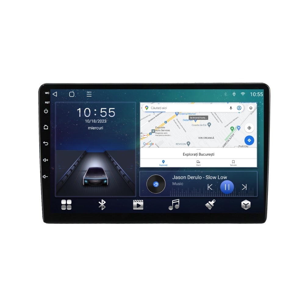 Oferte la Navigatie dedicata cu Android Kia Sorento I 2002 - 2006, 2GB RAM, Radio GPS Dual Zone, Display HD QLED 9" Touchscreen, Internet Wi-Fi si slot SIM 4G, Bluetooth, MirrorLink, USB