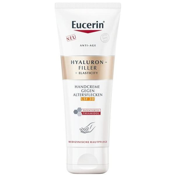 Oferte la Crema de maini impotriva petelor pigmentare Hyaluron Filler + Elasticity Eucerin, 75 ml