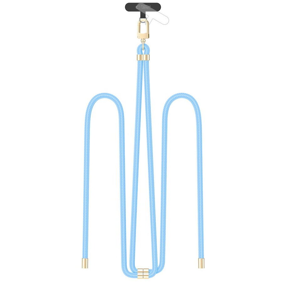 Oferte la C7S Rope Crossbody, Ajustabil, Albastru deschis/Auriu