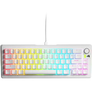 Oferte la Tastatura Mecanica GMMK 3 65% Prebuilt USB-C Fox Switches US Layout 66 Taste Alb