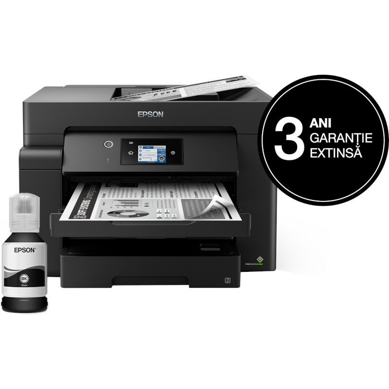 Oferte la Multifunctionala EcoTank M15140 InkJet Monocrom Format A3+ Retea WiFi Negru
