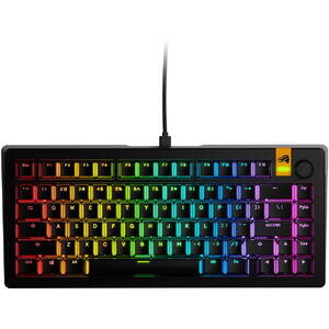 Oferte la Tastatura Mecanica GMMK 3 HE 75% Prebuilt USB-C Fox HE Switches US Layout 81 Taste Negru