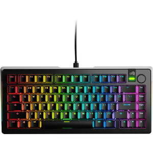 Oferte la Tastatura Mecanica GMMK 3 PRO 75% Prebuilt USB-C Fox Switches US Layout 81 Taste Negru