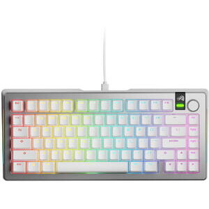 Oferte la Tastatura Mecanica GMMK 3 PRO 75% Prebuilt USB-C Fox Switches US Layout 81 Taste Gri