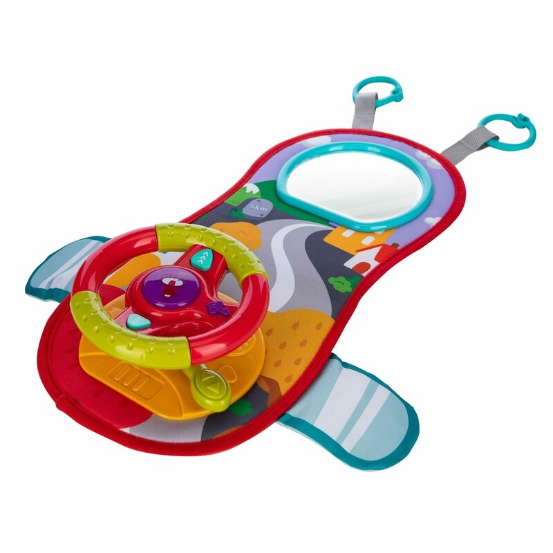 Oferte la Volan Bebe cu Sunete si Efecte Simulate de Condus, Jucarie Interactiva 3 in 1