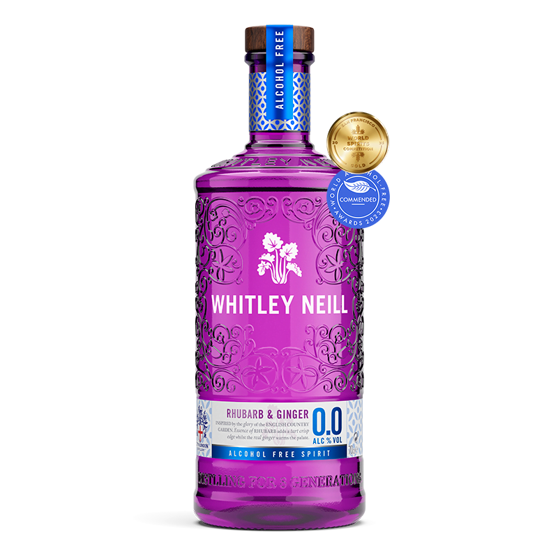 Oferte la Gin Cu Rubarba Si Ghimbir Fara Alcool Whitley Neill 0.7l