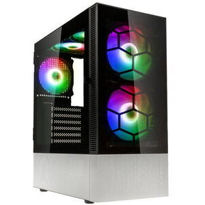 Oferte la Carcasa Observatory MX Glass ARGB Mid-Tower Negru/Alb