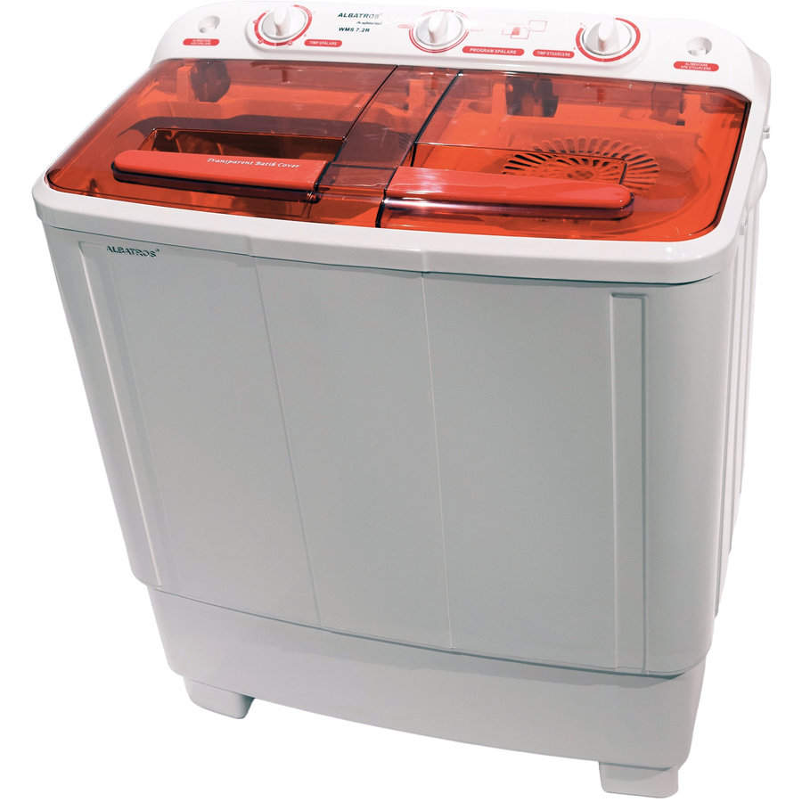 Oferte la Masina de Spalat Rufe Semiautomata WMS 7.2R Capacitate spalare 6.8kg Capacitate Stoarcere 5.5Kg Alb