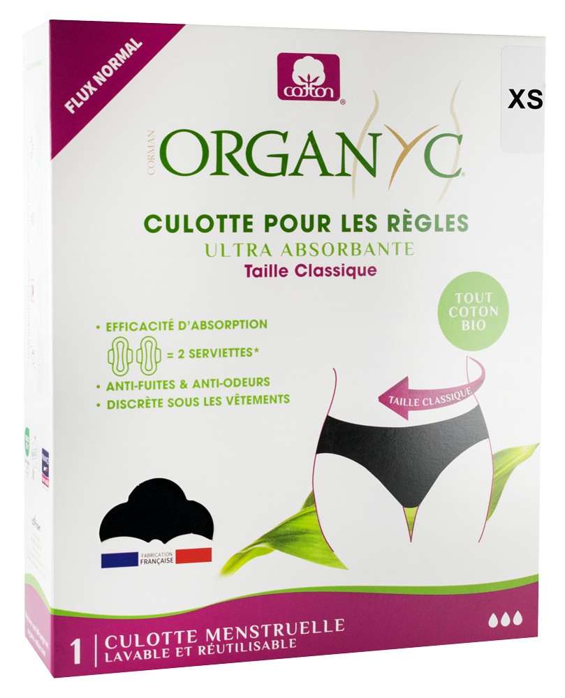 Oferte la Lenjerie intima pentru perioada menstruala, talie clasica, marimea XS, Organyc