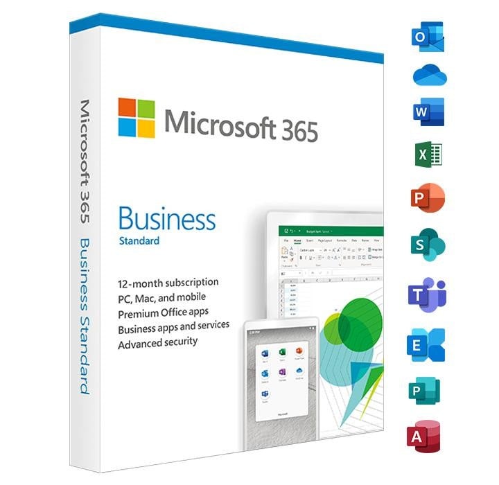 Oferte la Microsoft 365 Business Standard, ESD, 1 User, 1 an, 15 dispozitive, Multi Languages