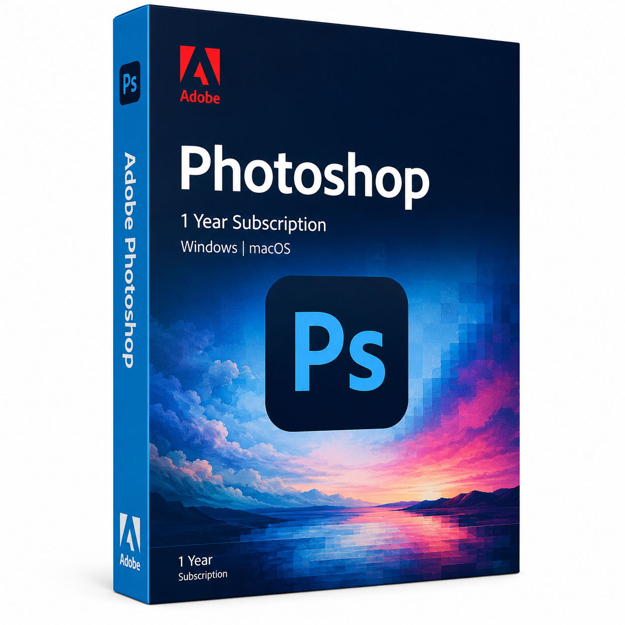 Oferte la Adobe Photoshop ,   Licenta Individual   1  An pentru Windows E i Mac