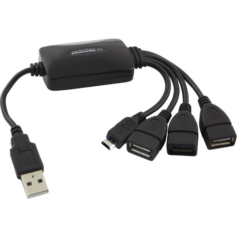 Oferte la ESPERANZA EA158 Hub 4 Porty USB 2.0 - 3 x USB, 1 x microUSB.