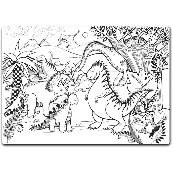 Oferte la Plansa pentru Colorat Dinozauri