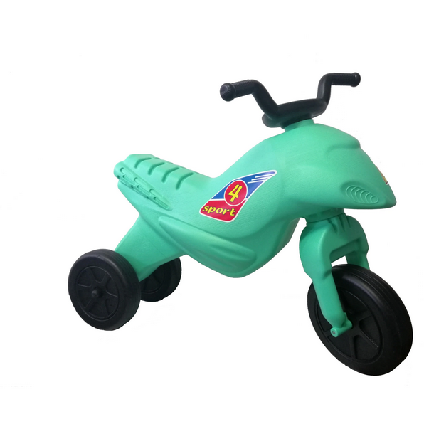 Oferte la Motocicleta Copii cu trei roti fara pedale mic culoarea Turcoaz