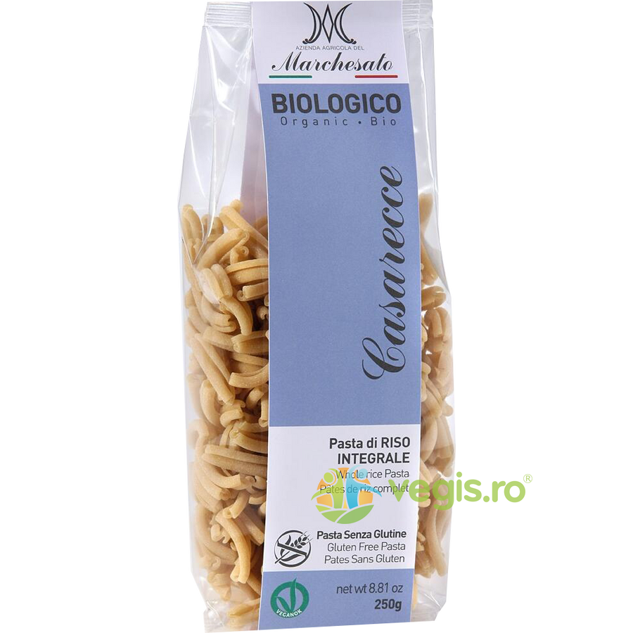 Oferte la Paste Casarecce din Orez Integral fara Gluten Ecologice/Bio 250g