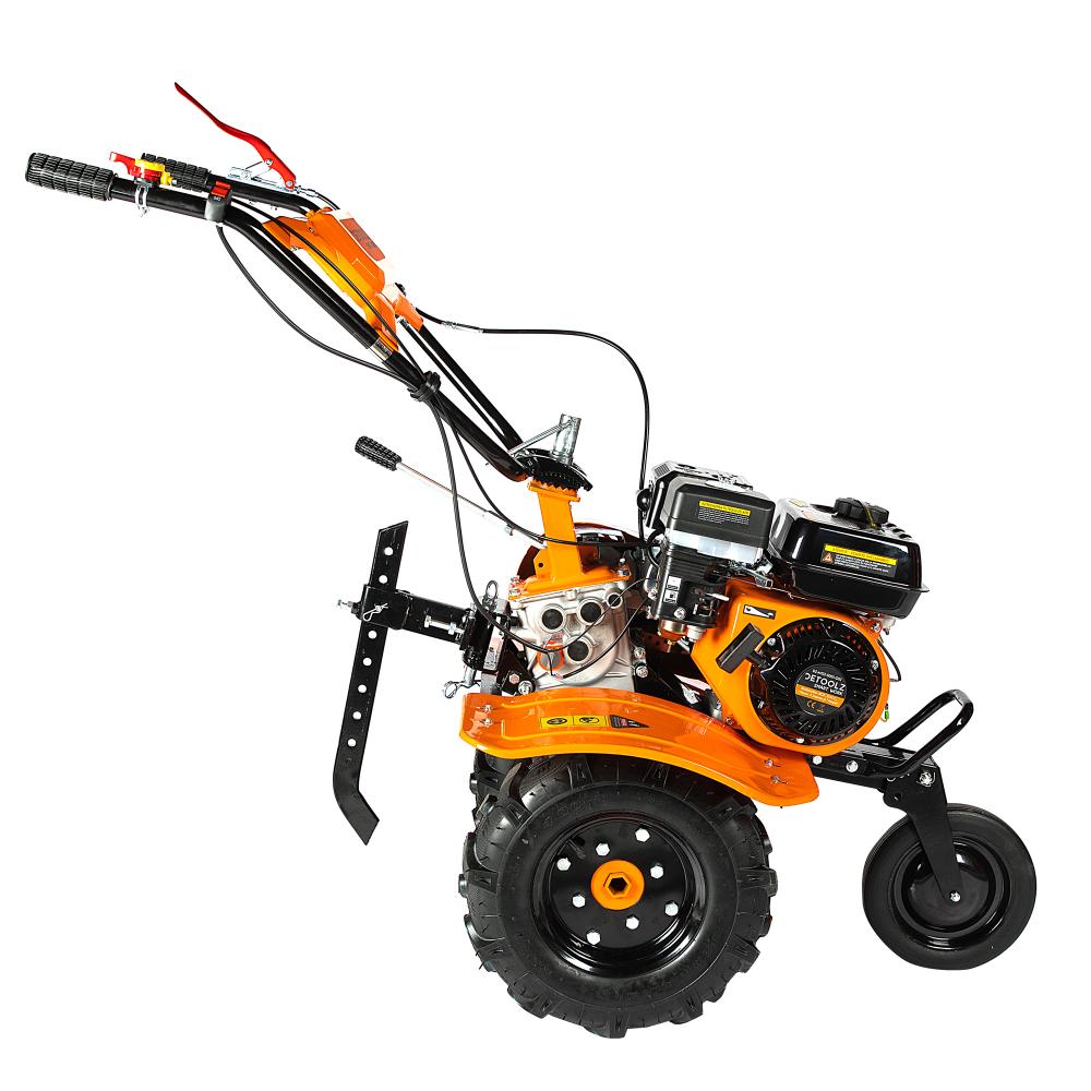 Oferte la Motocultor Detoolz 8cp 212cc, benzina 4T, 3 viteze, pornire manuala, cu roti