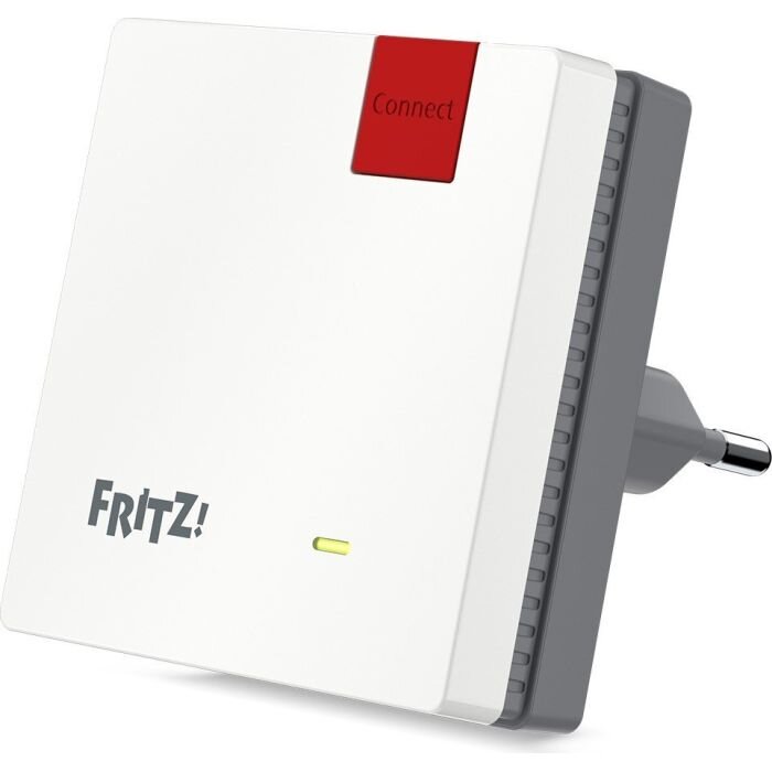Oferte la Accesoriu server Fritz! Repeater 600 (WLAN N up to 600 Mbps (2.4 GHz), WLAN mesh, WPS, compact design, German-language version)