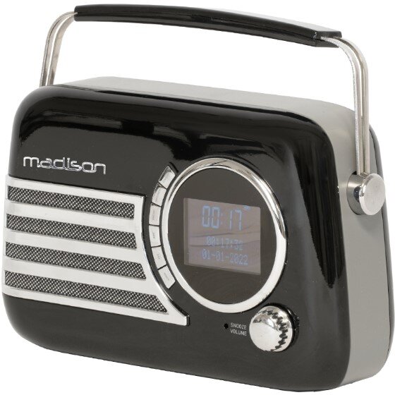 Oferte la Radio FM/DAB Portabil Vintage 40W Bluetooth/Aux Negru