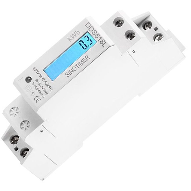 Oferte la Contor monofazat de energie electrica, Sinotimer, KWH120V 5(32)A 60Hz, DDS518L, ecran digital LED