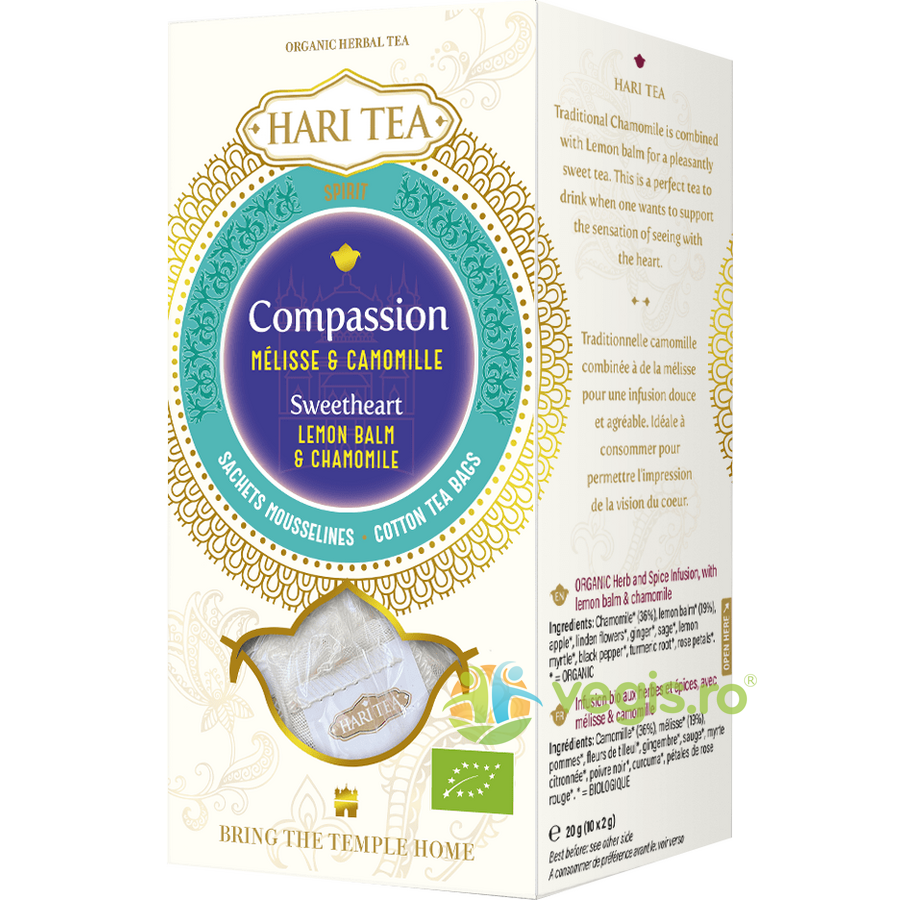 Oferte la Ceai de Tei, Musetel si Roinita Compassion Ecologic/Bio 10dz