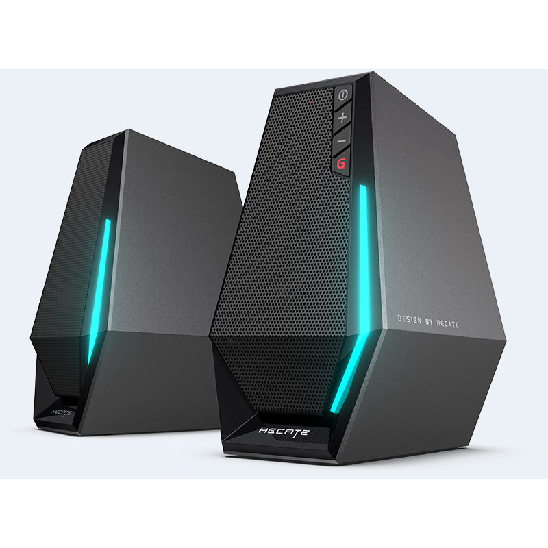 Oferte la Boxe Gaming 2.0 RMS 2x2.5W Bass 2.5inch BT/USB/AUX 12x LED RGB Negru