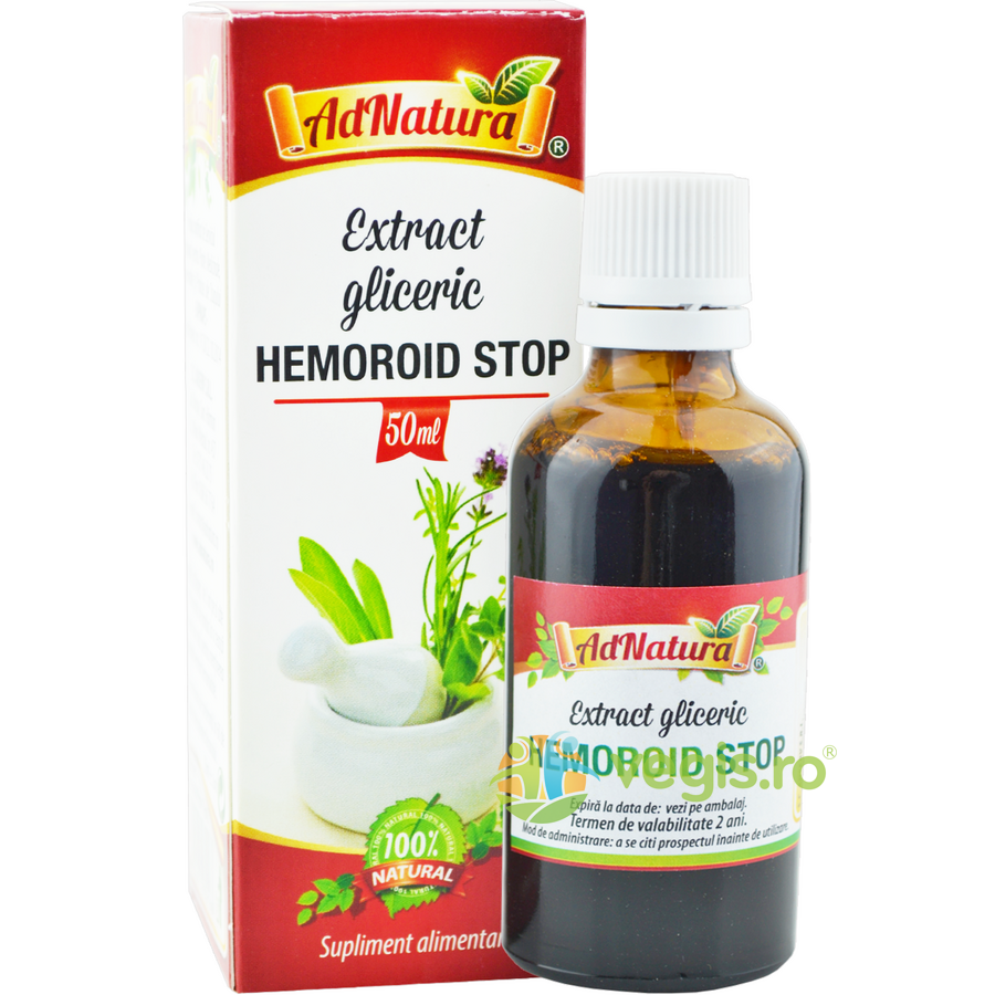 Oferte la Extract Gliceric Hemoroid Stop fara Alcool 50ml