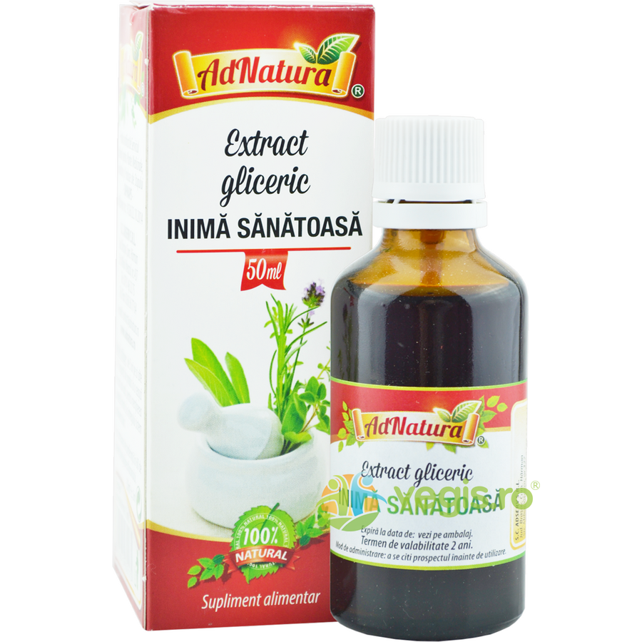 Oferte la Extract Gliceric Inima Sanatoasa fara Alcool 50ml