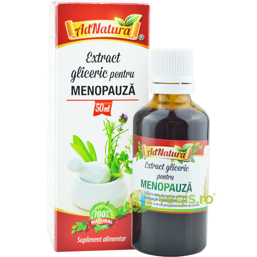 Oferte la Extract Gliceric pentru Menopauza fara Alcool 50ml