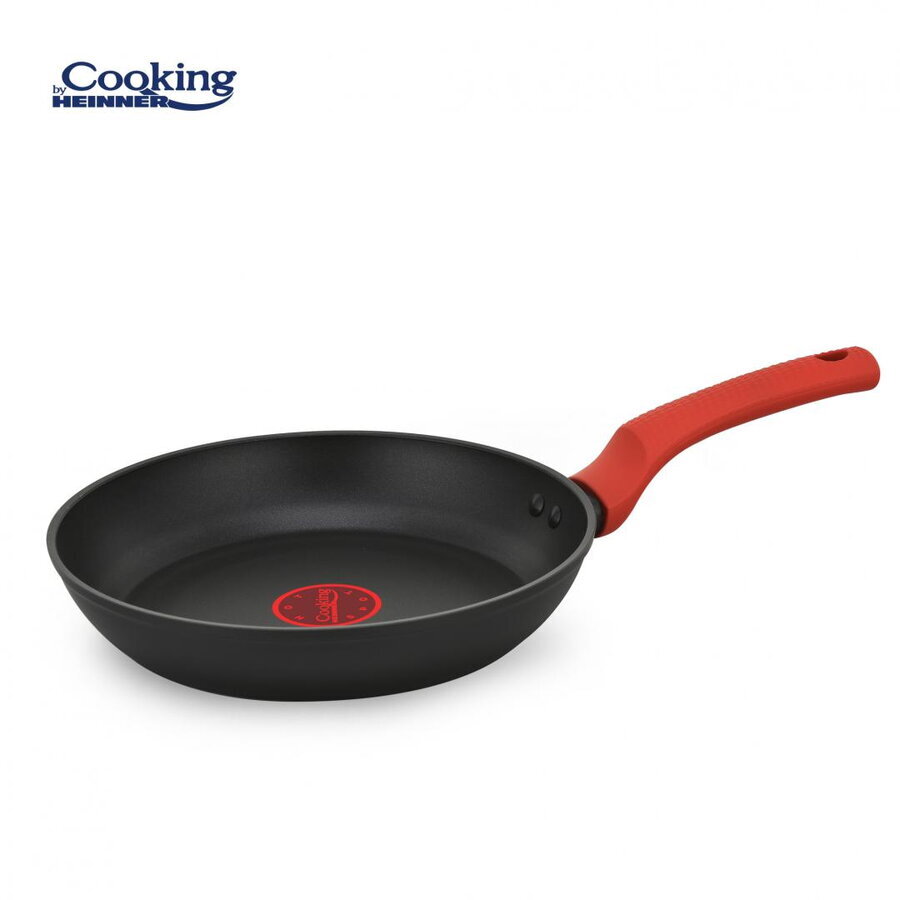 Oferte la Tigaie Aluminiu Forjat 20X4.3Cm Rosu-Negru