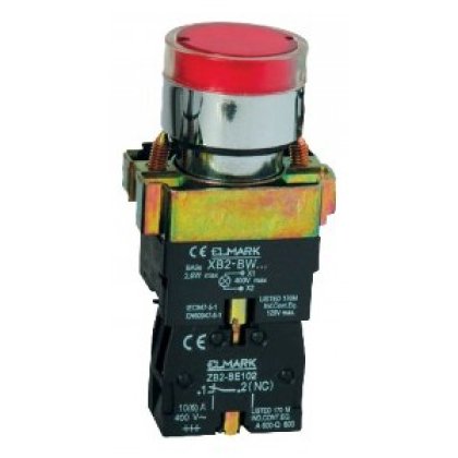 Oferte la Buton lampa BW 3471 24V rosu Elmark 401474