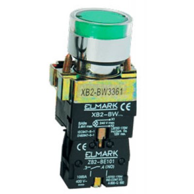 Oferte la Buton lampa BW 3371 24V verde Elmark 401374