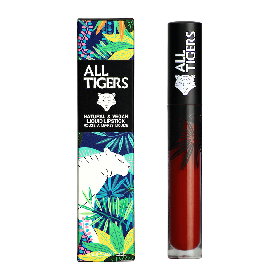 Oferte la Ruj de buze lichid mat Natural & Vegan All Tigers, 8 ml (Nuanta Ruj: 889 Command respect)
