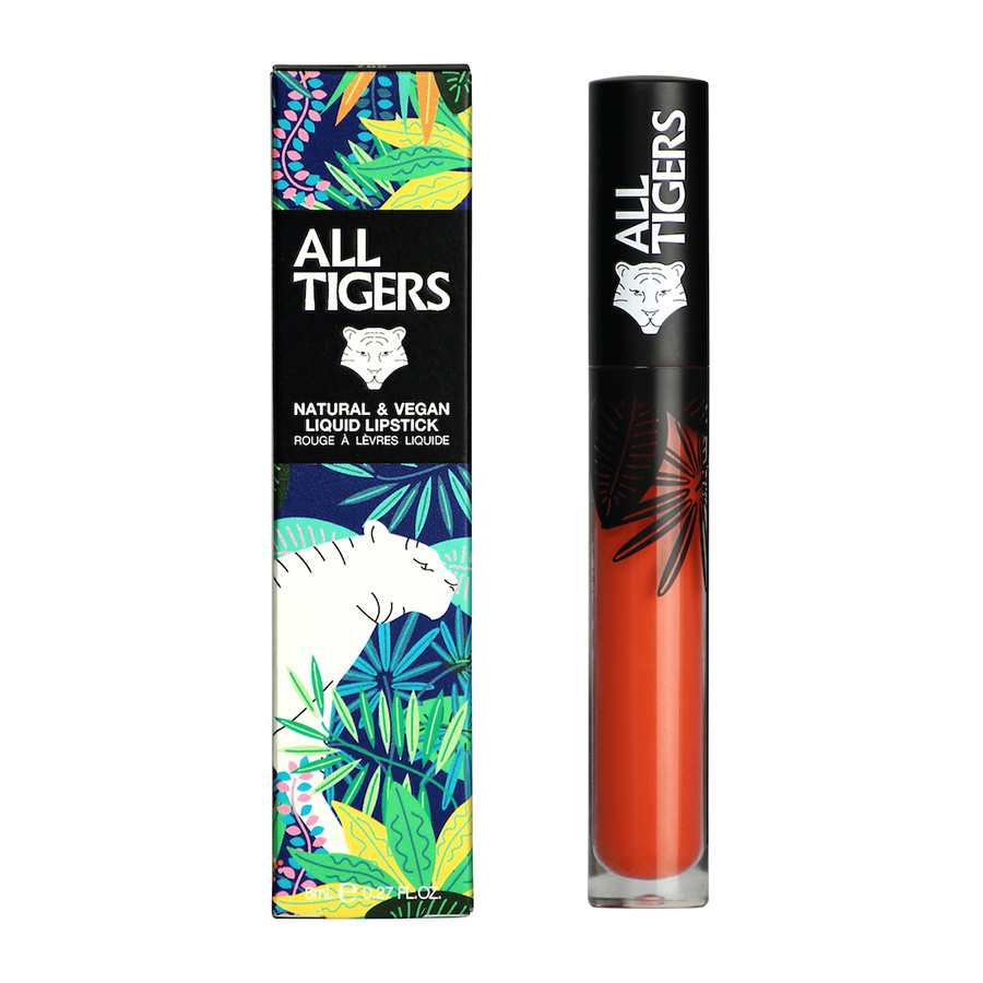 Oferte la Ruj de buze lichid mat Natural & Vegan All Tigers, 8 ml (Nuanta Ruj: 785 Hear me roar)