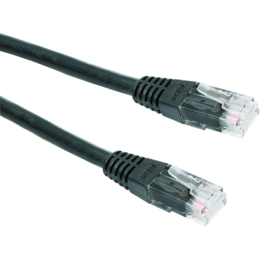 Cablu UTP Patchcord Cat 5e 0.5m Negru