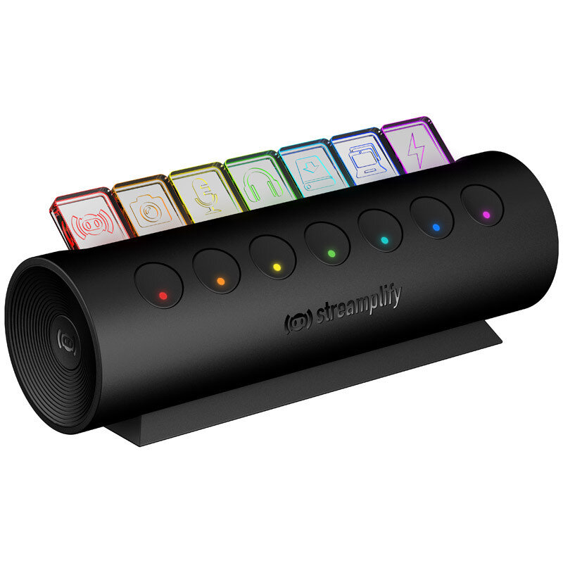 Oferte la Hub Ctrl 7 Usb 3.0 Tip A Rgb 12V Cablu De Alimentare Negru