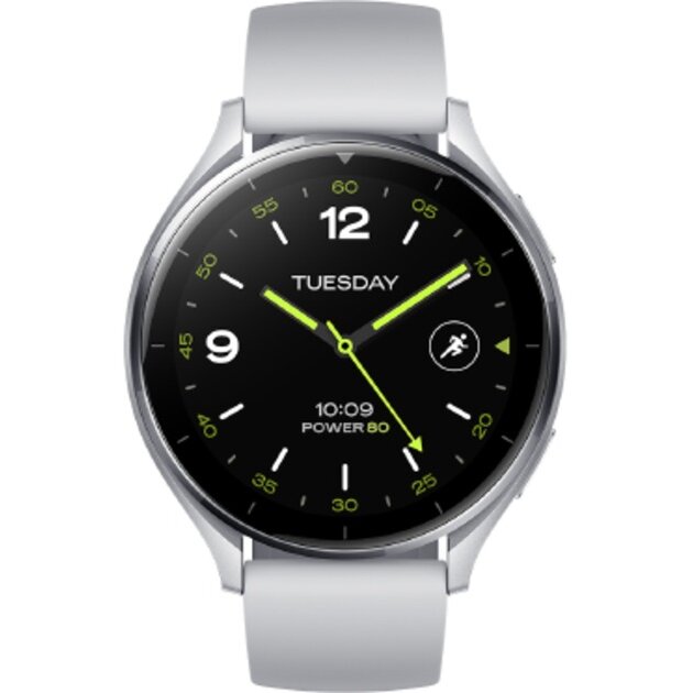 Oferte la Smartwatch Watch 2 Sliver Case With grey TPU Strap