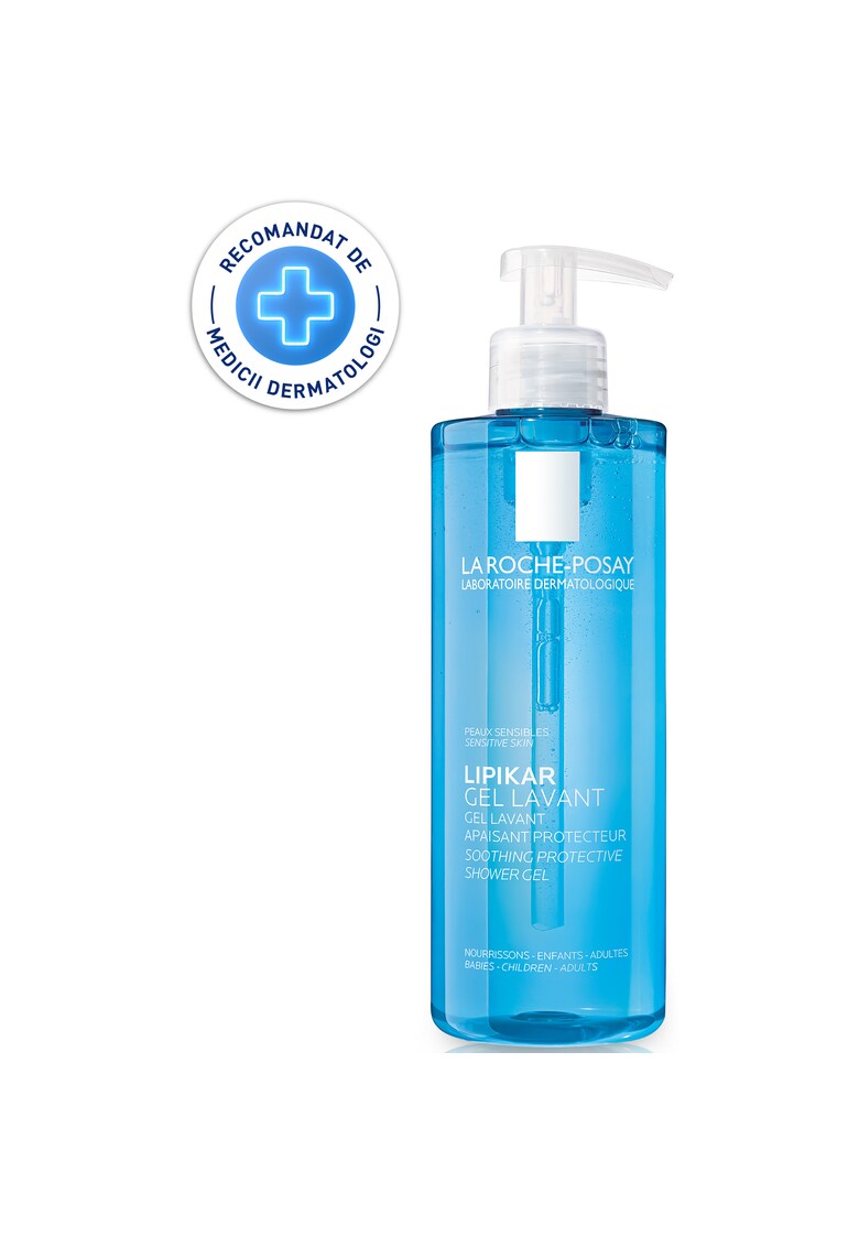 Oferte la Gel de curatare calmant fata si corp  Lipikar - pentru bebelusi - copii - adulti - potrivit pentru piele sensibila sau uscata - 400 ml