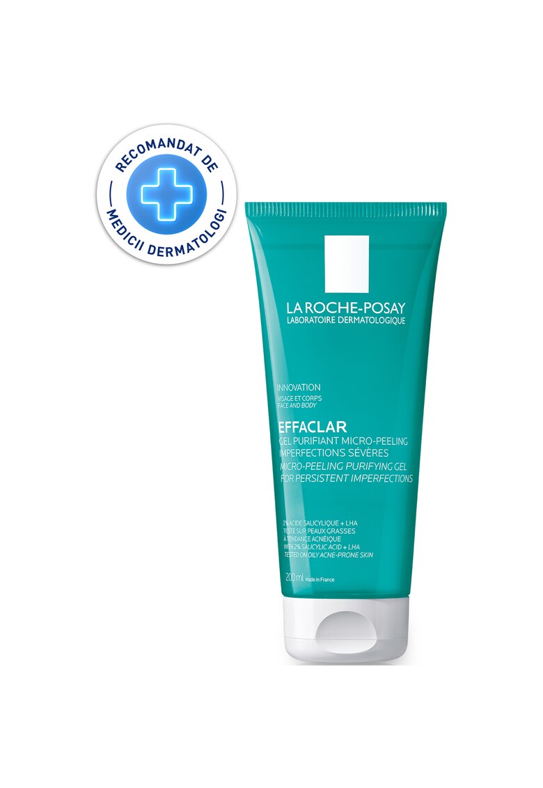 Oferte la Gel Purifiant de curatare La Roche Posay Effaclar cu 2% acid salicilic - pentru fata si corp cu tendinta acneica - 200 ml