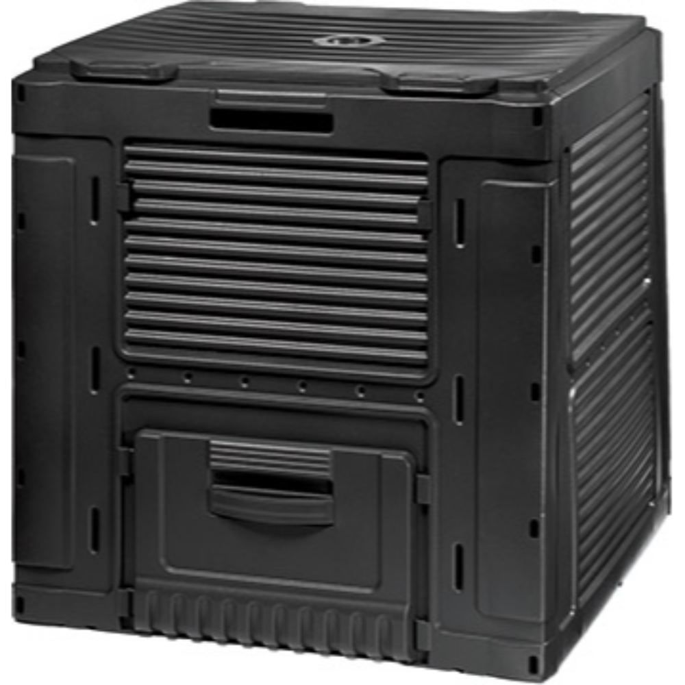 Oferte la Compostor Keter E-Composter, plastic, 470 l, 79 x 79 x 79 cm, negru