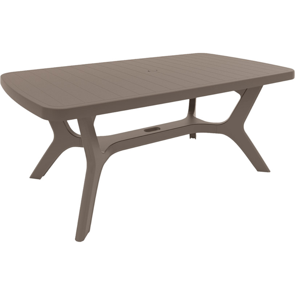 Oferte la Masa dreptunghiulara pentru gradina Keter Baltimore, plastic, 177 x 100 x 71 cm, cappuccino